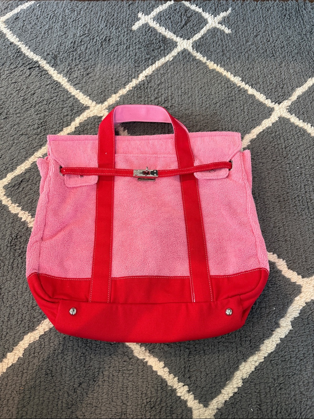 Sunwin Pink and Red Terry Cloth Boatkin NWT